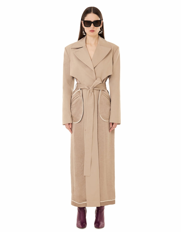 Inside Out Trench Beige