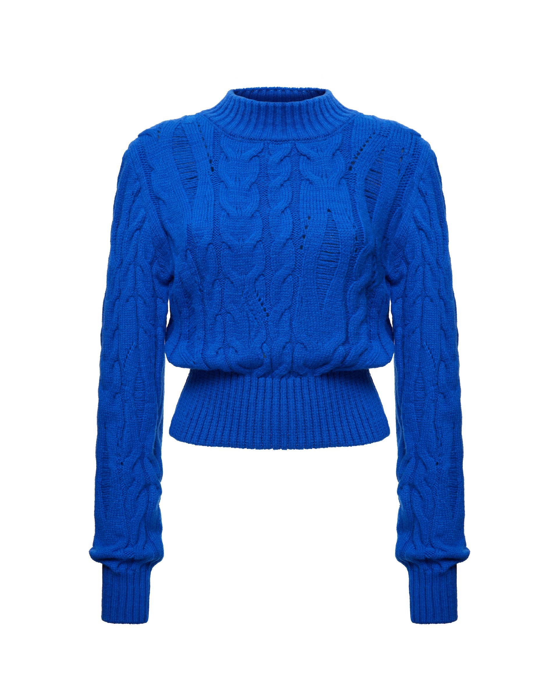 Braid Sweater Blue